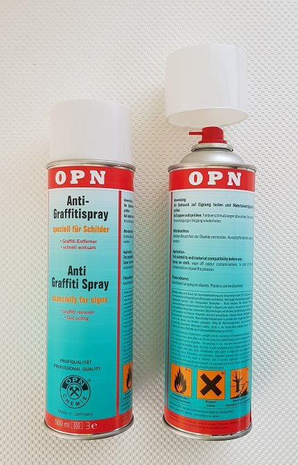 OPN Anti-Graffiti Spray Schilder