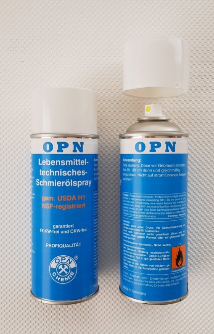 OPN Lebensmittel Technisches Schmierölspray